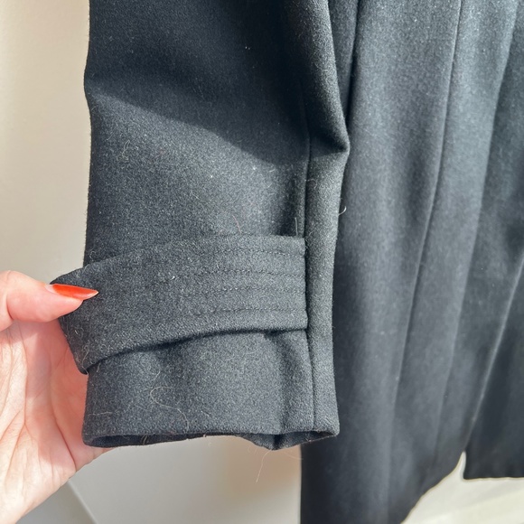 LE CHATEAU Wool Coat with Faux Fur Collar - Picture 7 of 13